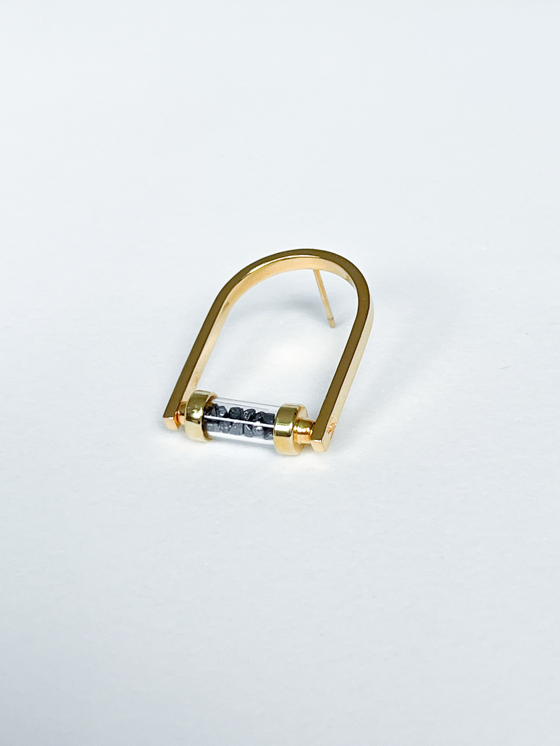 Lien Arc gold earring |rd|