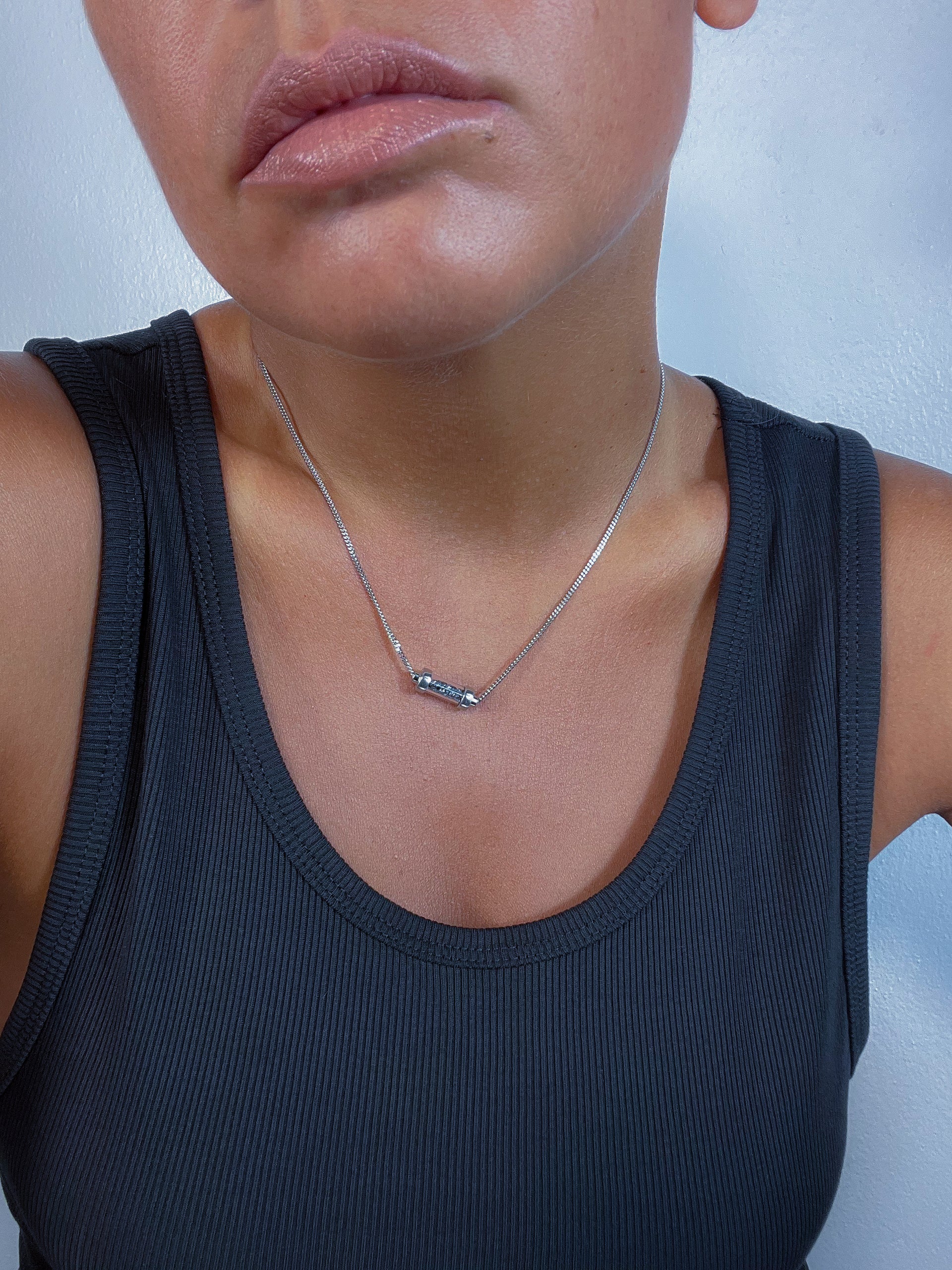 Le Lienn silver necklace |rd|