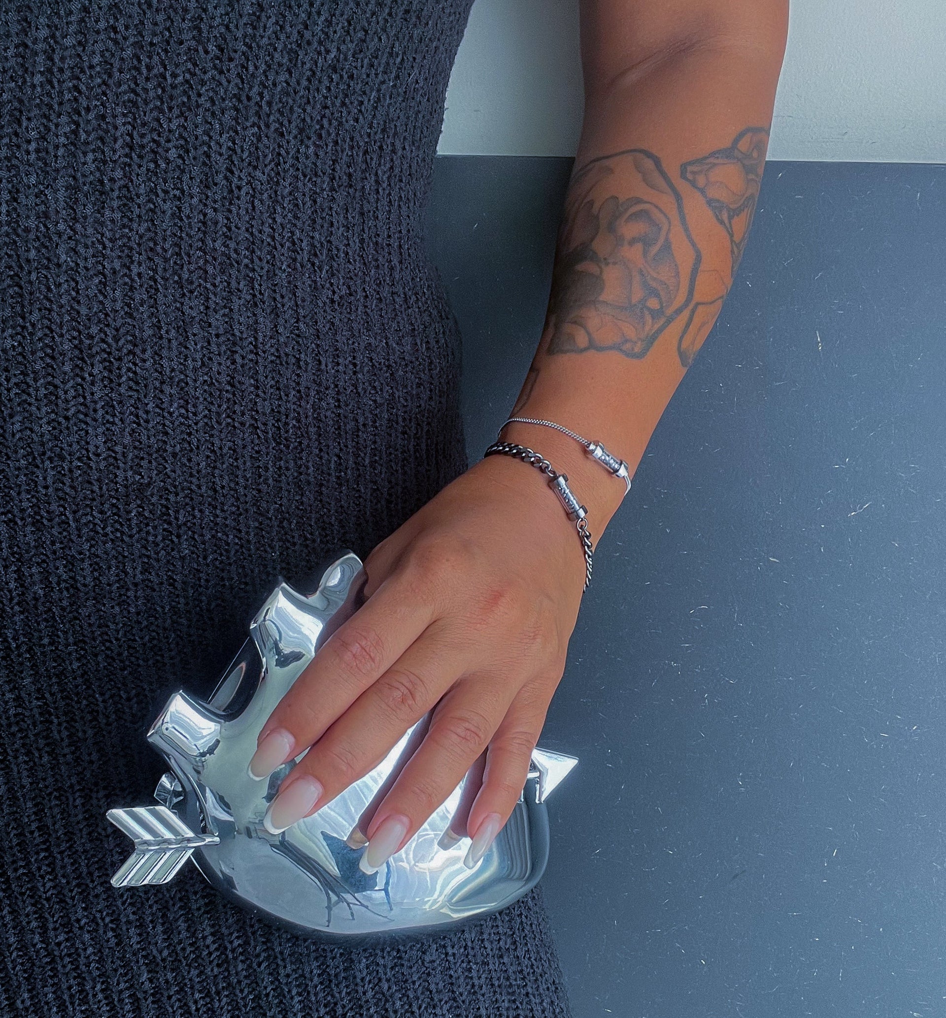Lien Bold Black bracelet |rd|