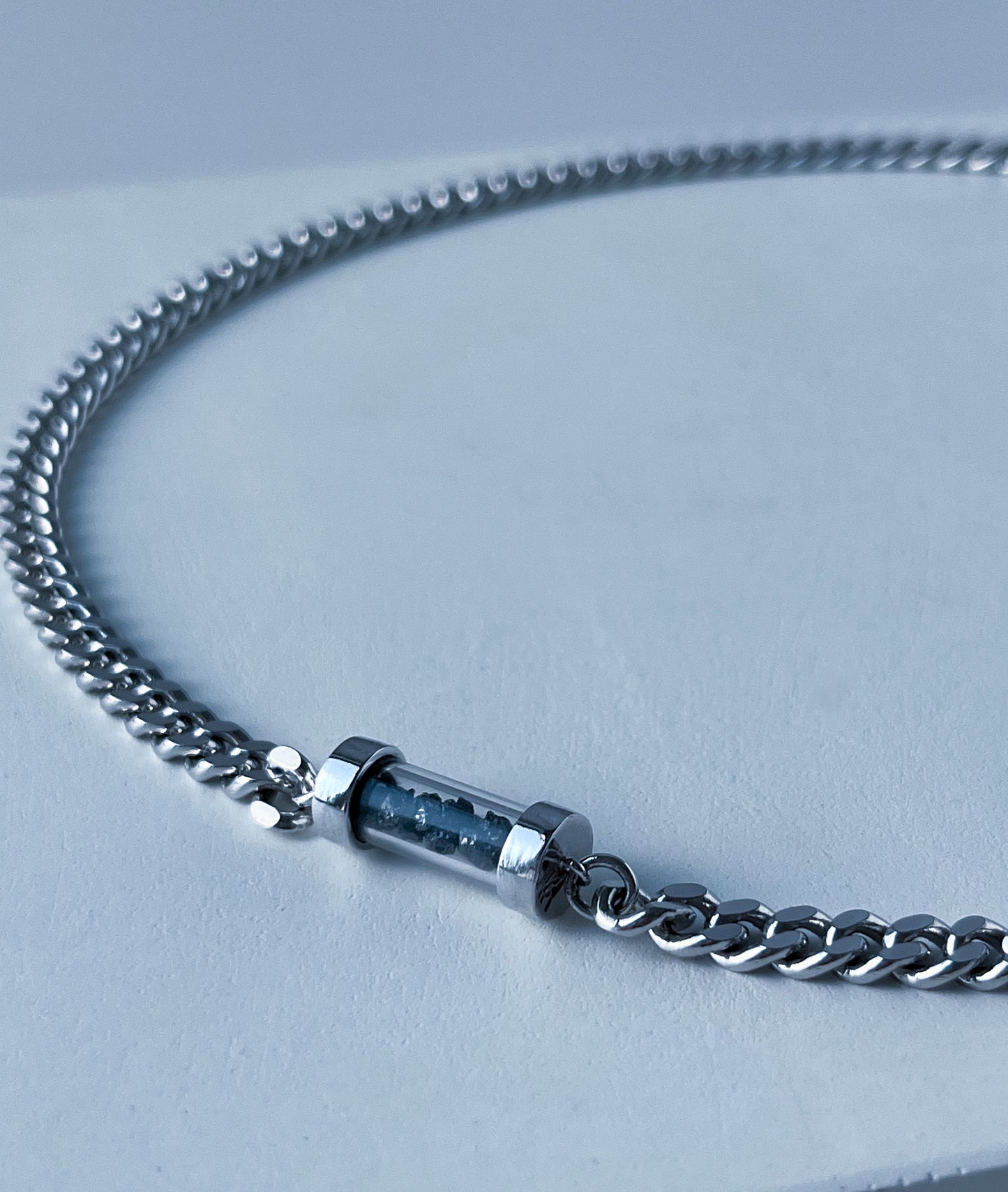 Lien Bold silver necklace |vrd|