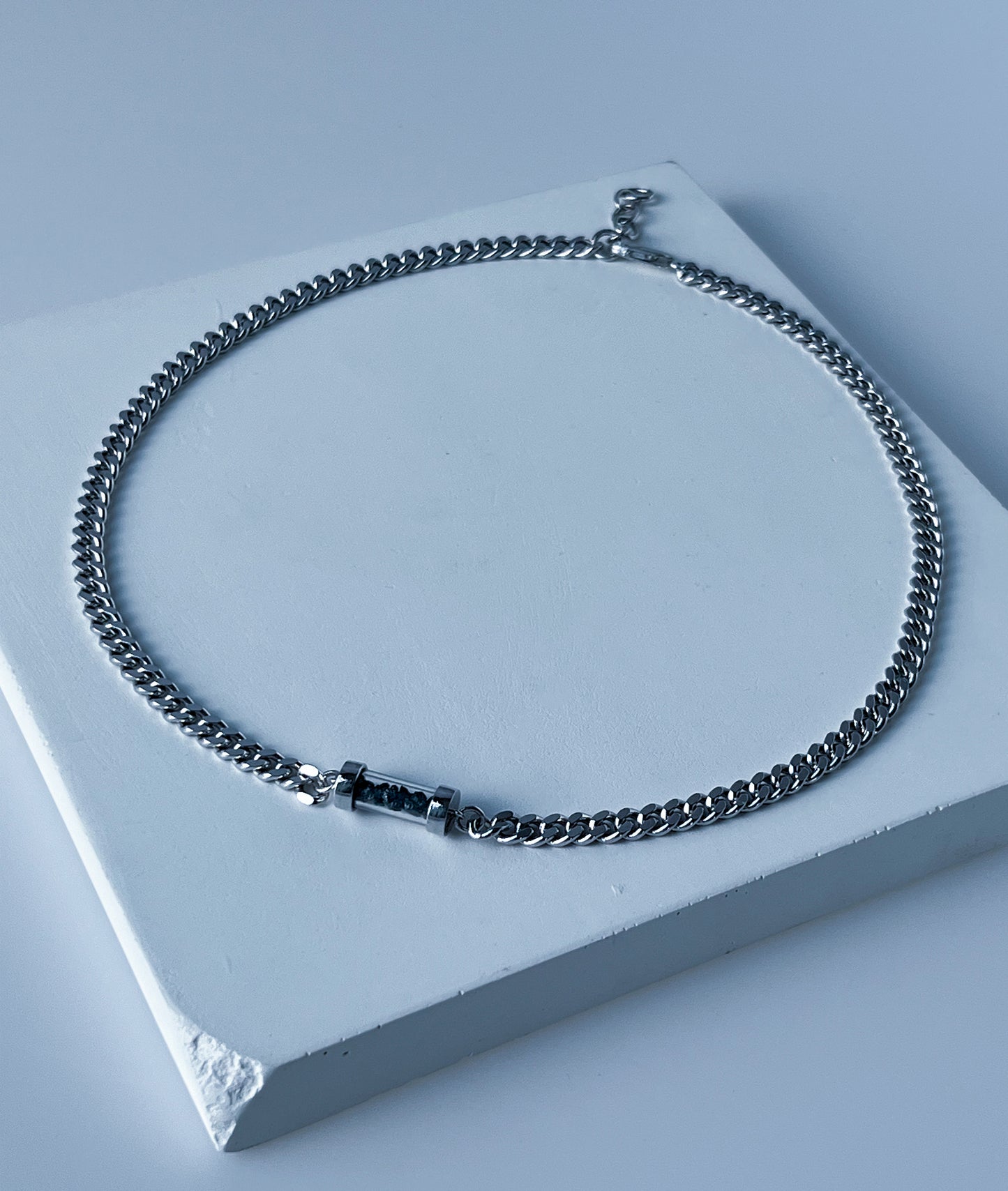 Lien Bold silver necklace |vrd|